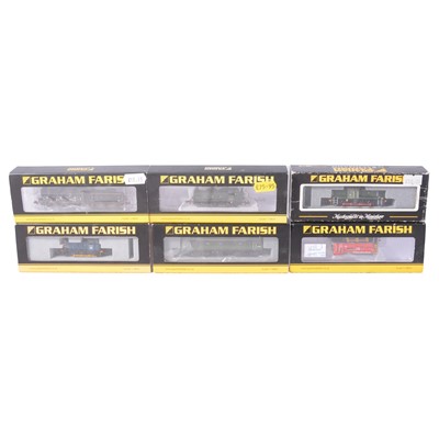 Lot 269 - Six Graham Farish N gauge engines