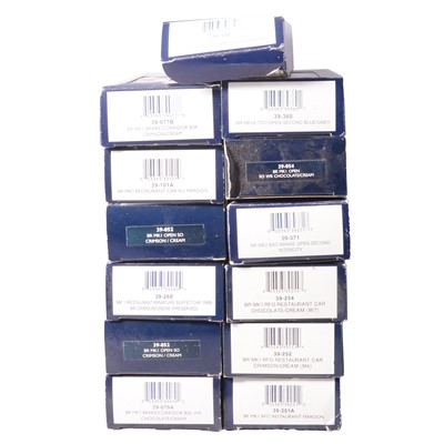 Lot 175 - Thirteen Bachmann OO gauge coaches, BR