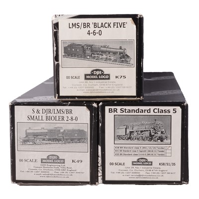 Lot 159 - Three DJH model locomotive kits, OO gauge