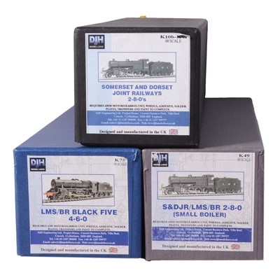 Lot 160 - Three DJH OO gauge locomotive kits