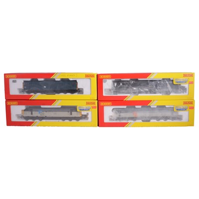 Lot 104 - Three Hornby (China) OO gauge locomotives, DCC fitted, and one other locomotive