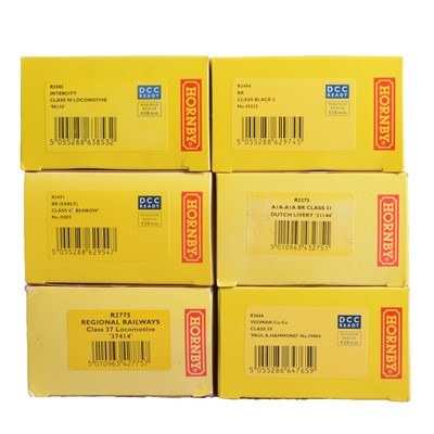 Lot 105 - Six Hornby (China) Railroad OO gauge locomotives, DCC Ready