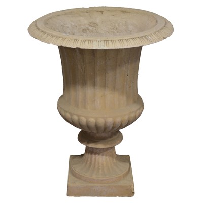 Lot 419 - Marble effect paster urn