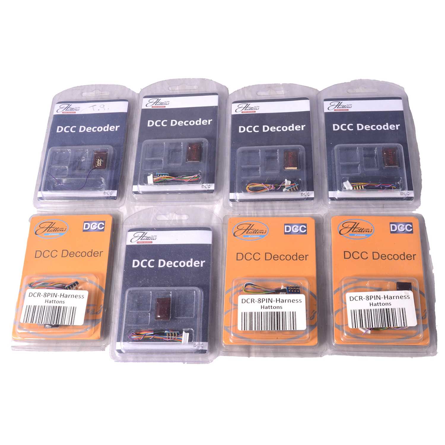 Lot 278 - Nineteen model railways DCC decoders, etc.,