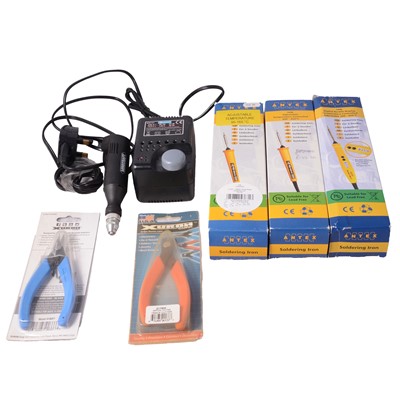 Lot 295 - Maxicraft mini drill, soldering irons