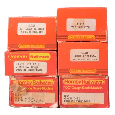 Lot 177 - Six Hornby OO gauge locomotives
