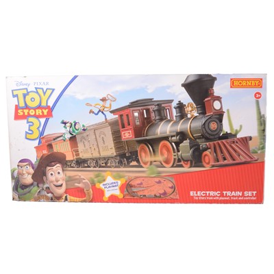 Lot 97 - Hornby R1149 Toy Story 3 train set, and another incomplete set