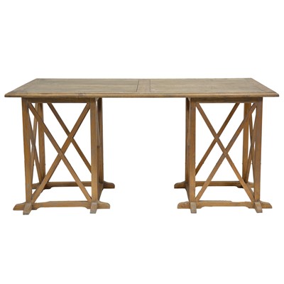 Lot 405 - Pair of OKA oak tables