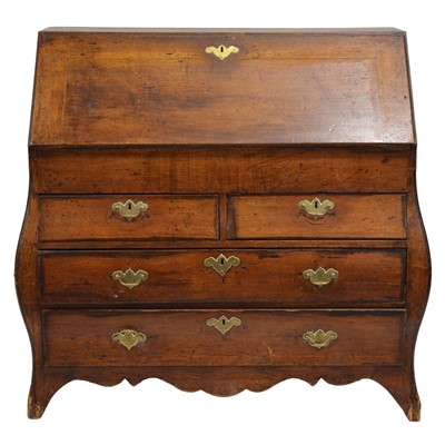 Lot 398 - Continental oak bureau