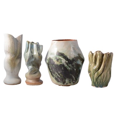 Lot 48 - A collection of studio pottery by Hannah Keller, late 20th/ early 21st century