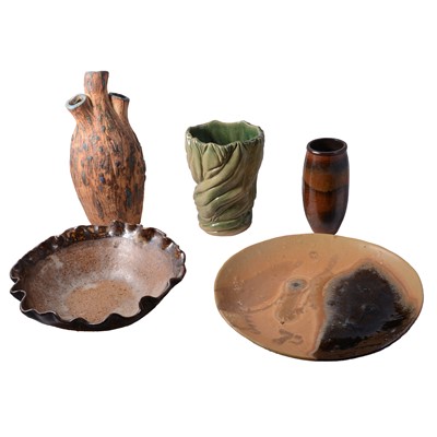 Lot 35 - A collection of studio pottery by Hannah Keller, late 20th/ early 21st century