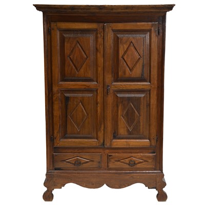 Lot 418 - Portuguese chestnut cupboard