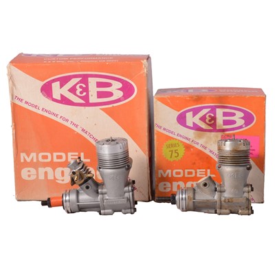 Lot 303 - Two K&B 40 model aero engines