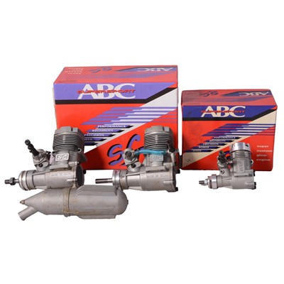 Lot 304 - Three SC model aero engines