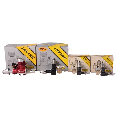 Lot 317 - Four Irvine model aero engines