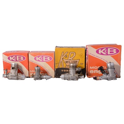 Lot 318 - Four K&B engines and parts