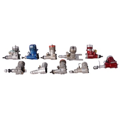 Lot 322 - Ten model engines