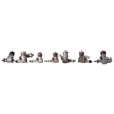 Lot 325 - Seven model aero engines