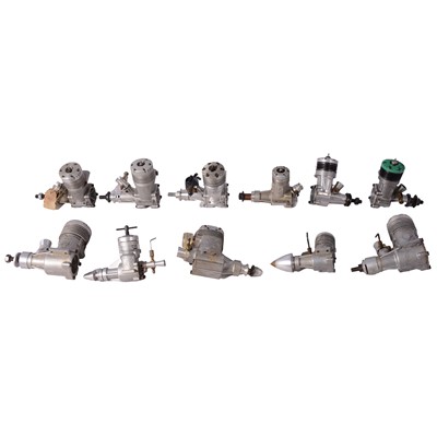 Lot 327 - Six K&B engines and five Super Tigre engines