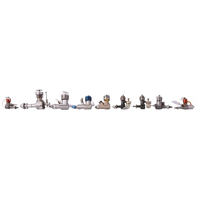 Lot 330 - Ten model engines