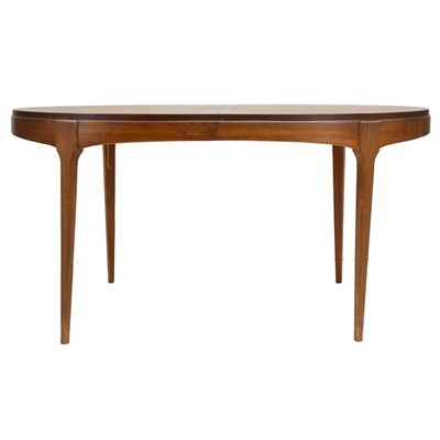 Lot 247 - American Mid-century style teak dining suite, by Lane Furniture, Altavista, Virginia