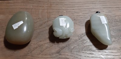 Lot 15 - Collection of Chinese hardstone and porcelain snuff bottles