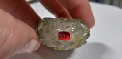 Lot 15 - Collection of Chinese hardstone and porcelain snuff bottles