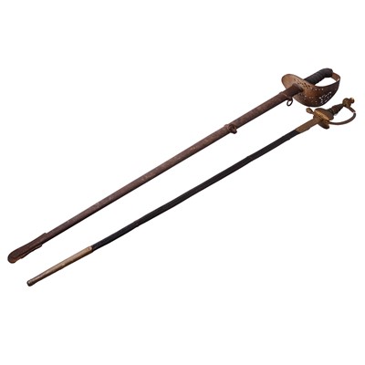 Lot 136 - George V Officer's sword and a court sword