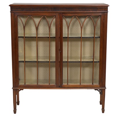 Lot 388 - Mahogany display cabinet