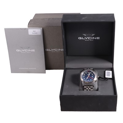 Lot 1005 - Glycine - a gentleman's Airman Base 22 stainless steel automatic wristwatch.