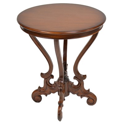Lot 193 - Large mahogany coffee table and a circular centre table