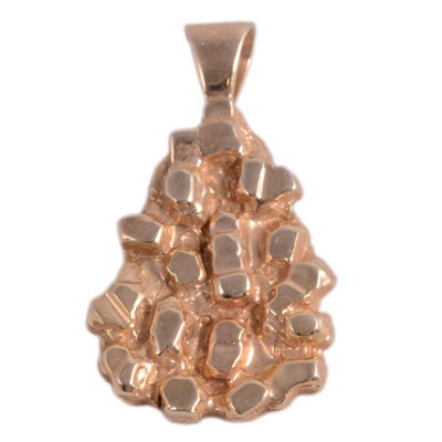 Lot 284 - A yellow metal pendant marked 10K.