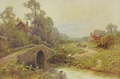 Lot 121 - After Alfred de Breanski, Landscapes, a pair of prints
