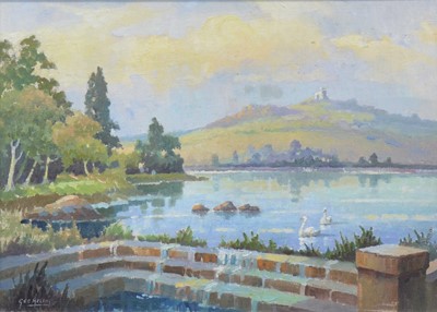 Lot 143 - George Ayling, The reservoir, Cropston