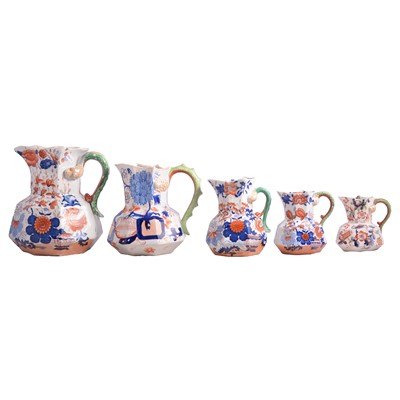Lot 11 - A collection of Mason's ironstone jugs