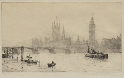 Lot 160 - Rowland Langmaid, Westminster, two etchings