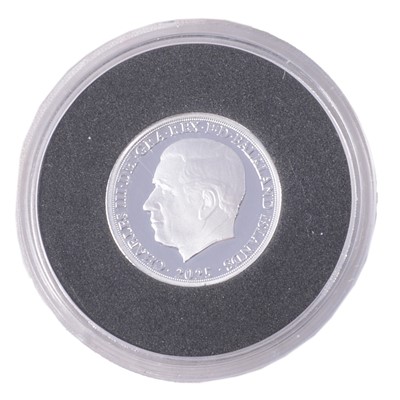 Lot 189 - VE Day 80th Anniversary Silver Proof Sovereign, Charles III 2025.