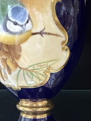 Lot 34 - Pair of Caverswall China covered vases