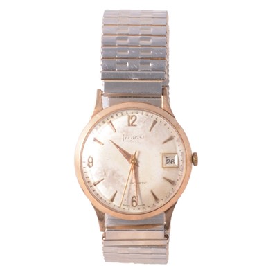 Lot 1029 - Accurist – a gentleman’s 9 carat yellow gold manual wind wristwatch.