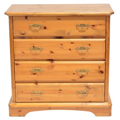 Lot 438 - Suite of modern pine bedroom furniture