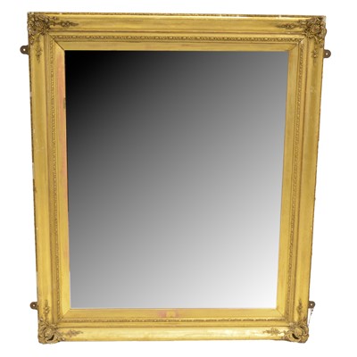 Lot 450 - Victorian gilt framed wall mirror