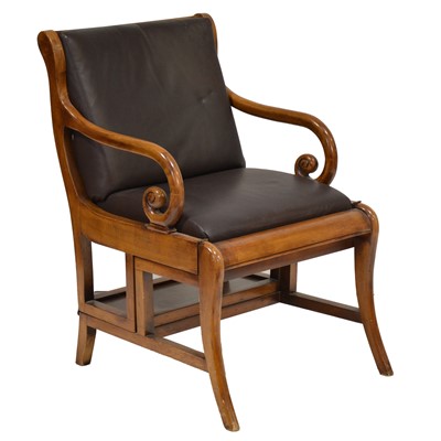 Lot 382 - Metamorphic library chair / steps