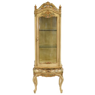 Lot 444 - Reproduction French display cabinet on stand