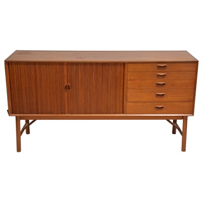 Lot 366 - Peter Hvidt & Orla Mølgaard Nielson for Sølborg Møbler, teak mid-century sideboard