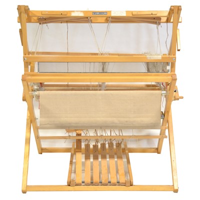 Lot 378 - Beechwood framed loom, by Varpapuu, Finland, model 'Rita'.