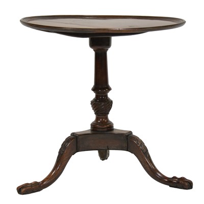 Lot 401 - George III mahogany tripod table