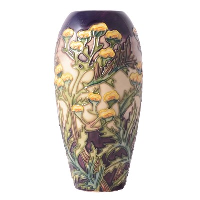 Lot 6 - Moorcorft Pottery, a 'Tansy' pattern vase