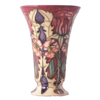 Lot 9 - Moorcroft Pottery, a 'Masquerade' pattern vase