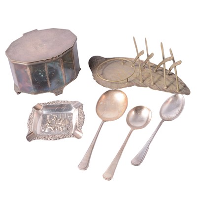Lot 103 - Quantity of silver-plated wares, including Garrad & Co flatware