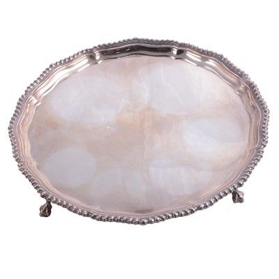 Lot 96 - Silver salver